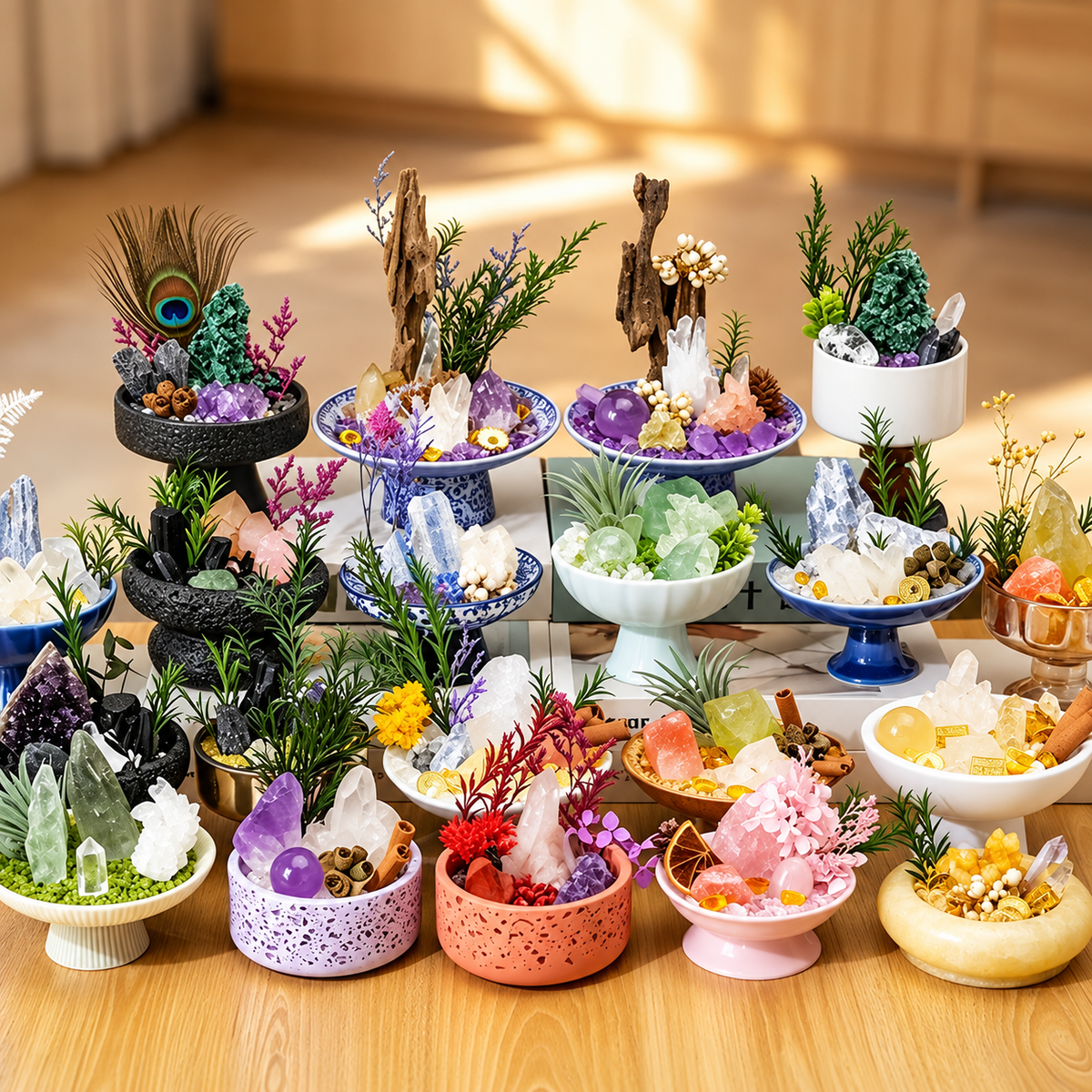 Handmade Feng Shui Crystal Bonsai