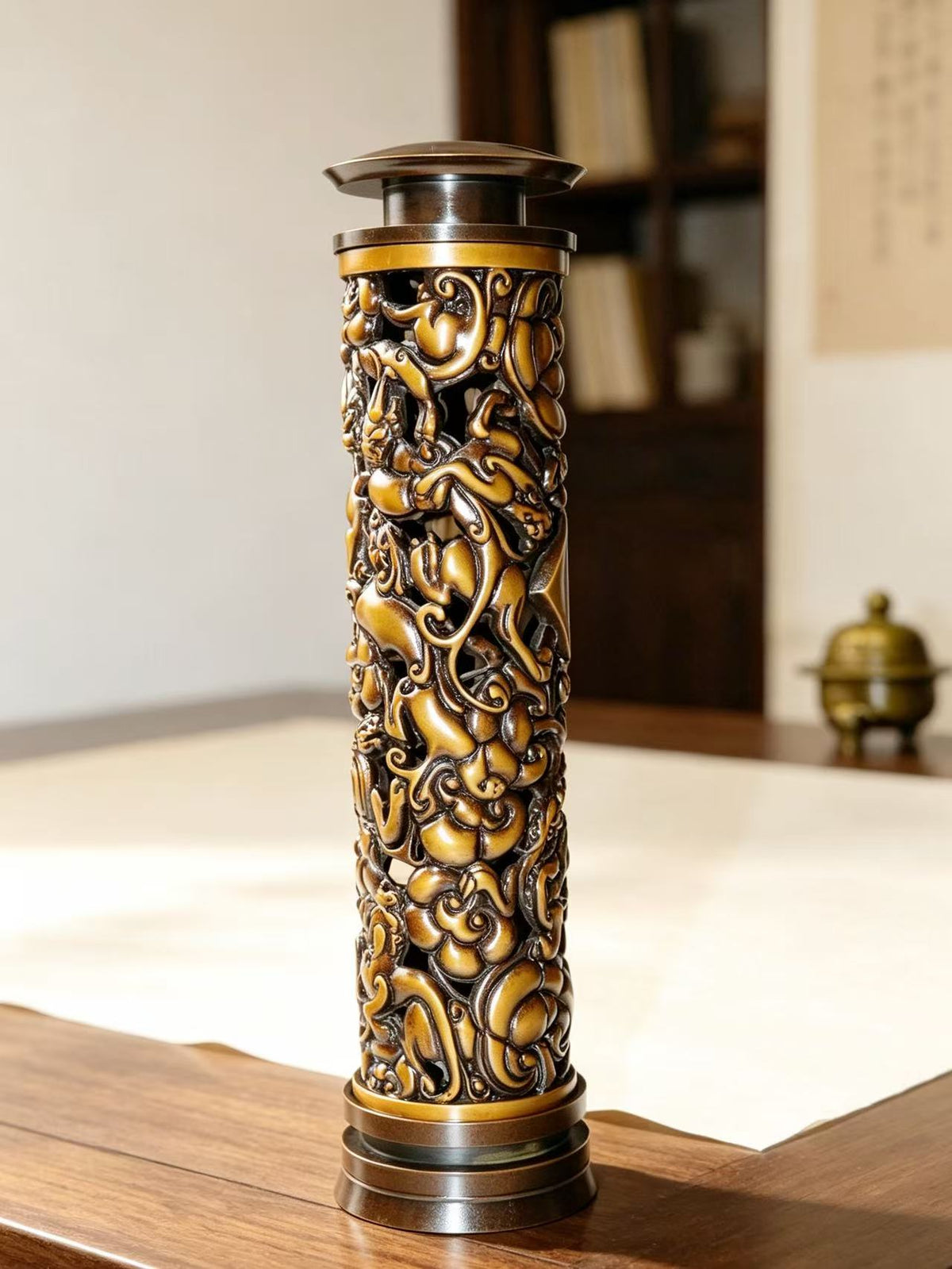 Chi Dragon Ruyi Incense Burner