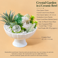 Crystal Garden in a Ceramic Bowl