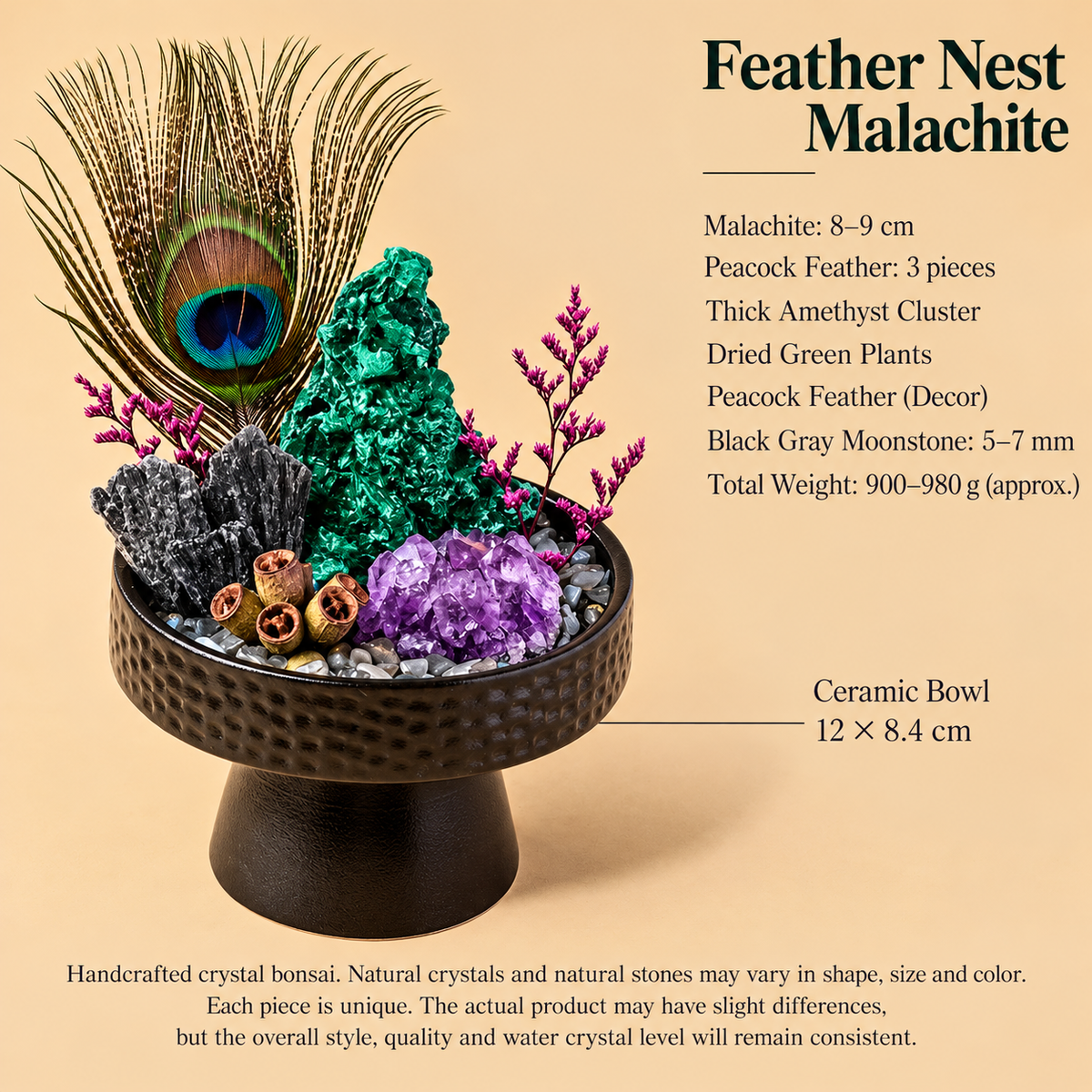 Feather Nest Malachite